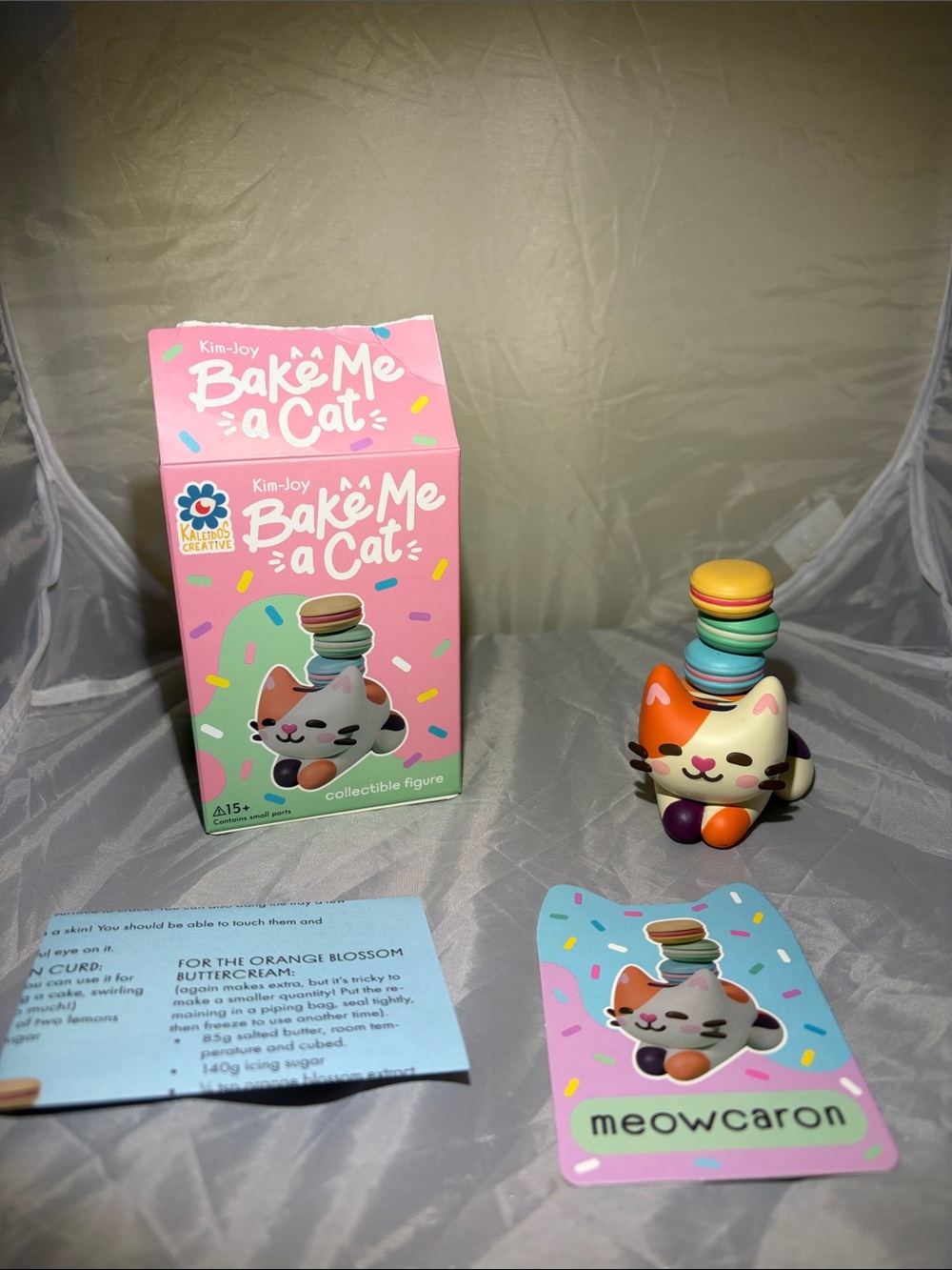 Kaleidos Creative Kim-Joy Bake Me a Cat Blind Box Figure Meowcaron